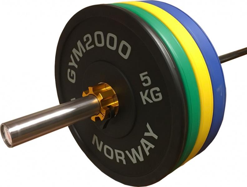 GYM2000 Pro PU vektpakke 120kg