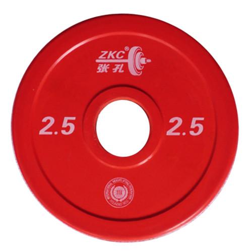 ZKC IWF Competition Plate 2.5kg Rød