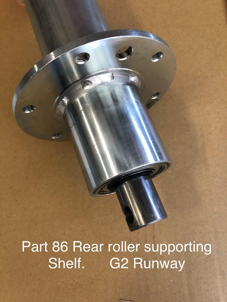 Rear roller supporting shelf (CP14B) Part 86 G2 Runway