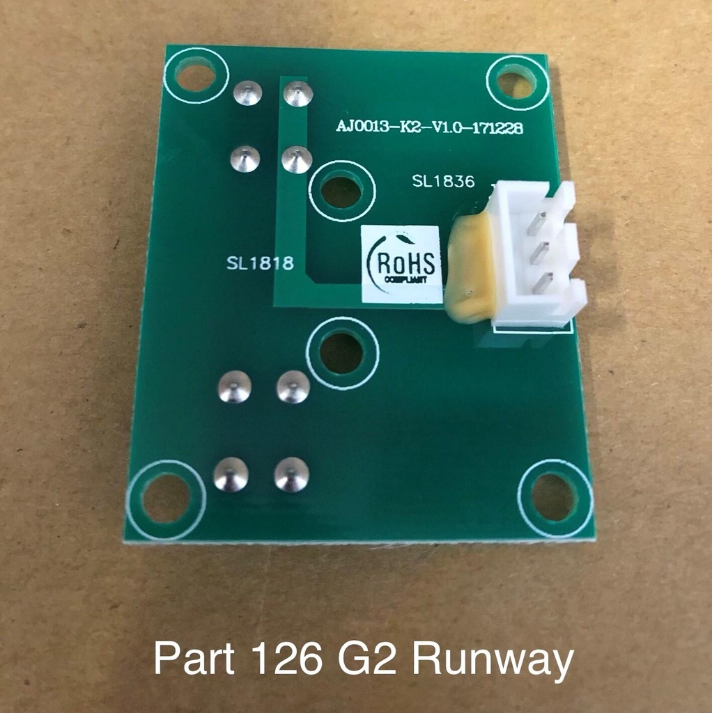 Handrail key board Part 126 G2 Runway