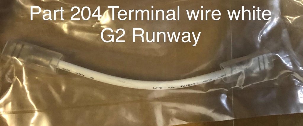 Terminal Wire (white) Part 204 G2 Runway