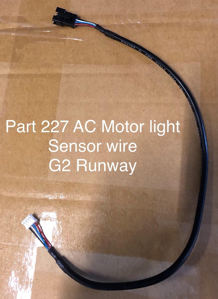 AC Motor Light Sensor Wire Part 227 G2 Runway