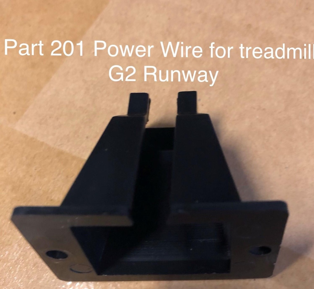 Power Wire switch bushing black (for treadmill) Part 201 G2 Runway