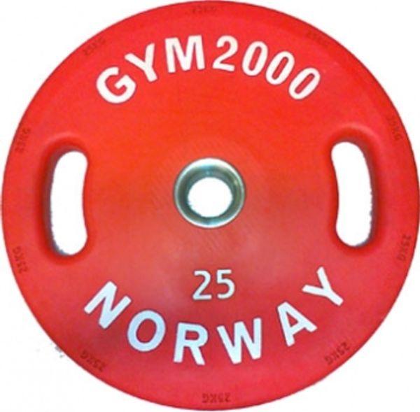 Olympisk vektskive Sport 25kg rød