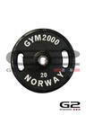 [54016] G2 vektskive Sport 20kg sort