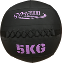 [54860] G2 Wall Ball 5kg Svart/Lilla