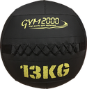 [54862] G2 Wall Ball 13kg Svart/grønn