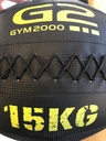 [54863] G2 Wall Ball 15kg Svart/grønn