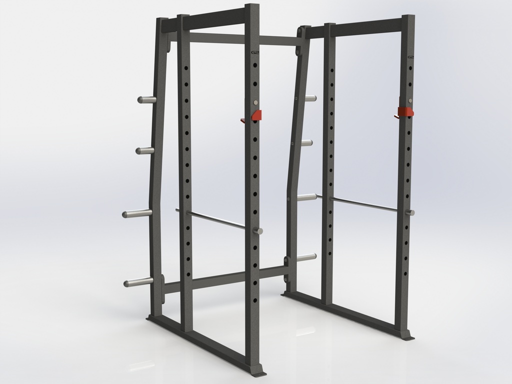 GYM2000 Power rack m/vektskivestativ 