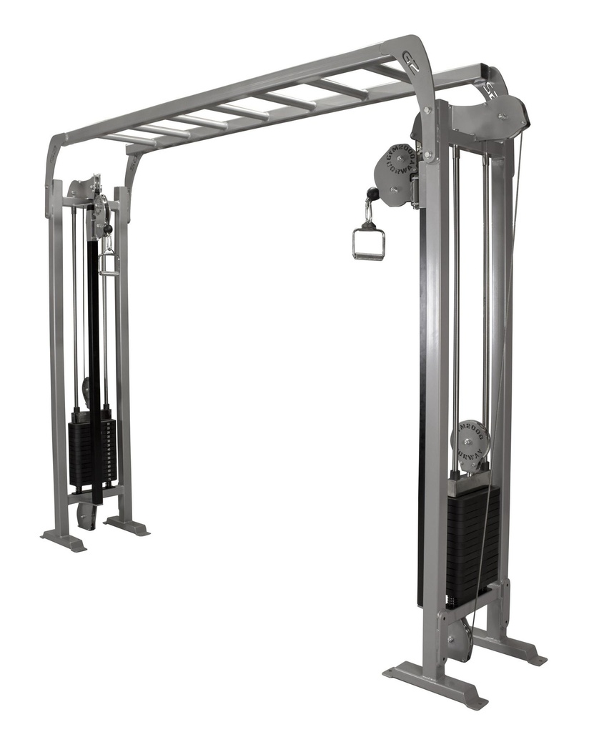 GYM2000 Crossover 2x80kg, just. pulley