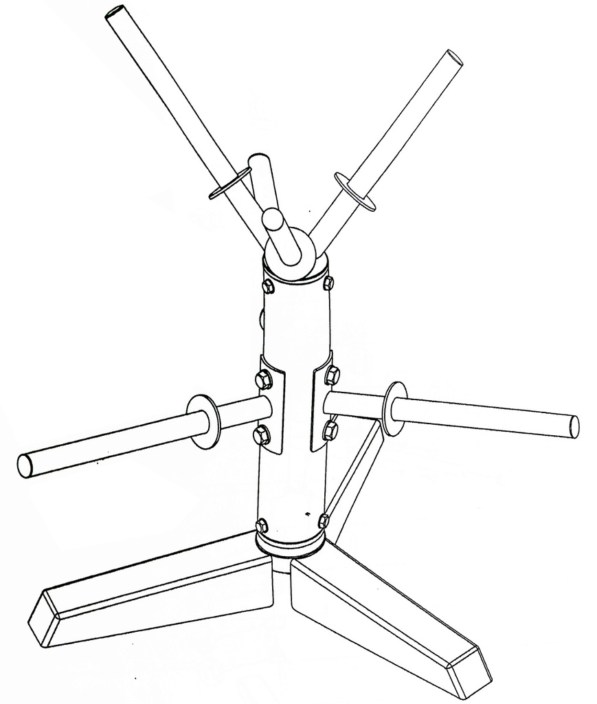 Roterende Stativ for 30mm skiver