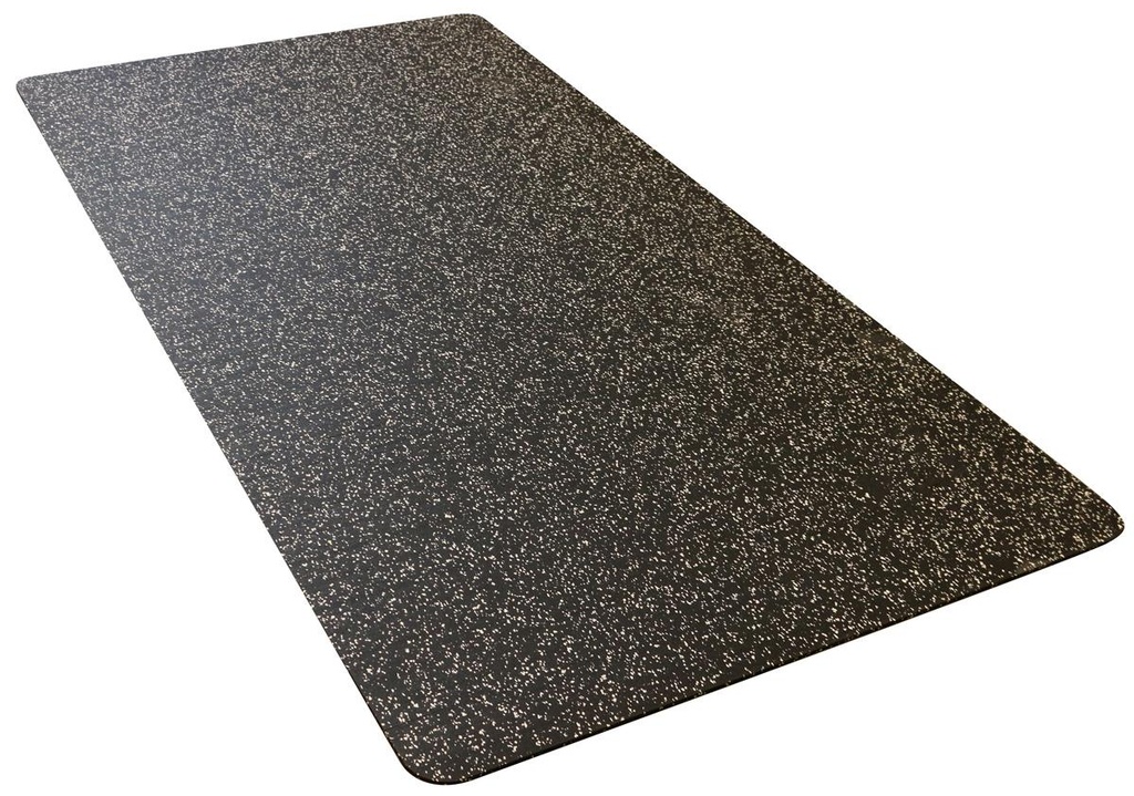 Underlagsmatte 6mm, L 200 x B 100 cm Sort/hvitt