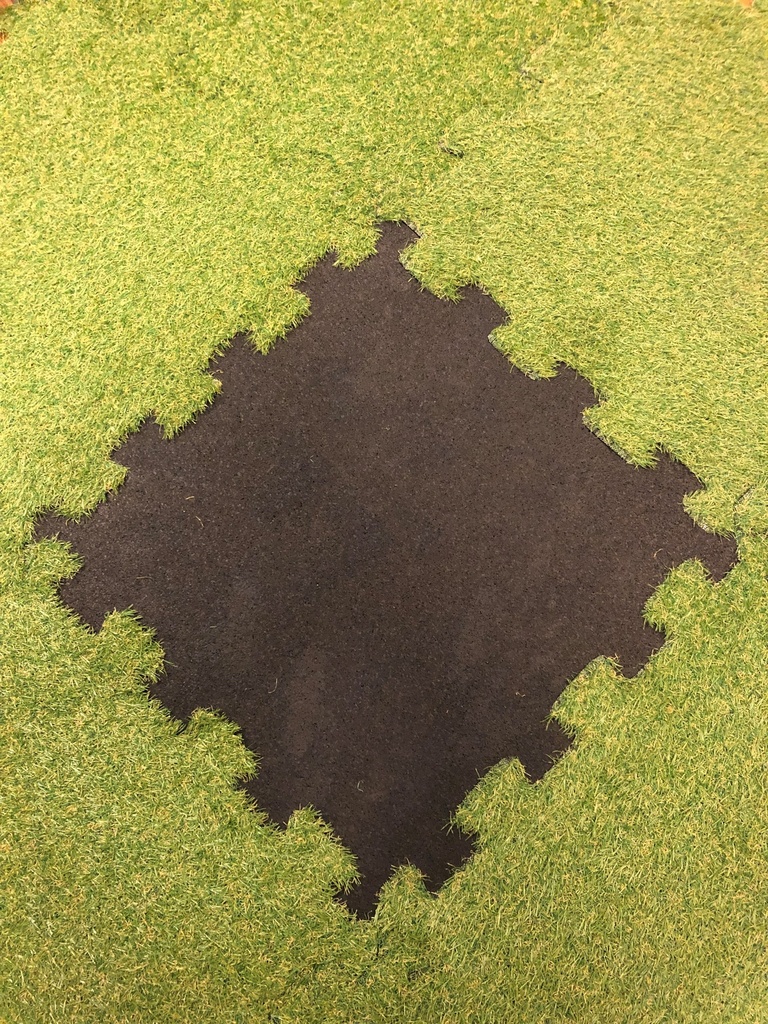 G2 Sportsgulv 500x500mm Gummi