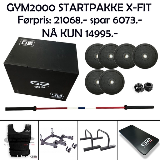 GYM2000 Startpakke X-FIT