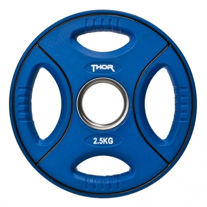 TF PU Vektskiver med håndtak 2.5kg