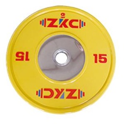 [120835] ZKC-II IWF Competition Plate 15kg Yellow