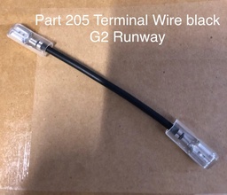 [122849] Terminal Wire (black) Part 205 G2 Runway