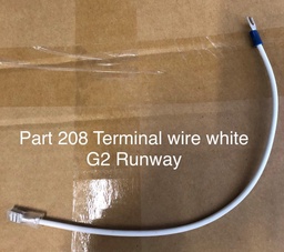 [122850] Terminal Wire (white) Part 208 G2 Runway