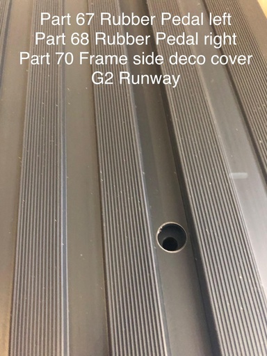 [122857] Frame Side Deco Cover Part 70 G2 Runway