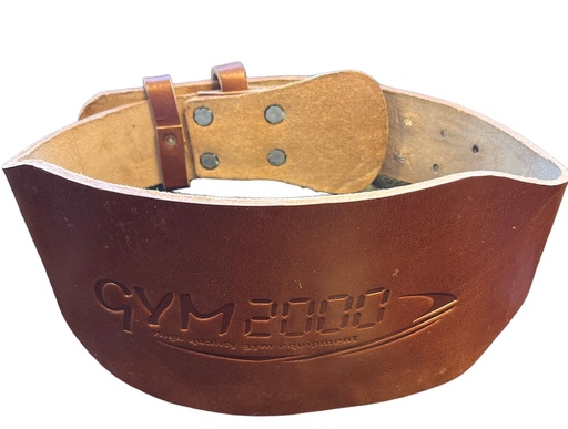 [30142L] GYM2000 Løftebelte skinn, bred L