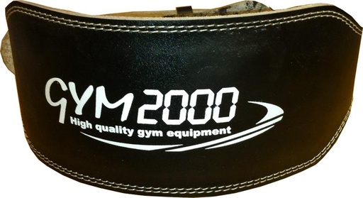 [30147L] GYM2000 Løftebelte Lær, bred L