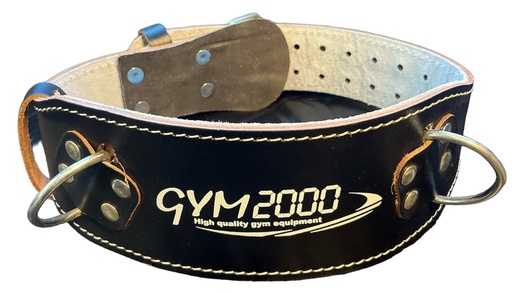 [30158S] GYM2000 Dipsbelte lær S 