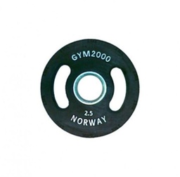 [54002] G2 vektskive Sport 2,5kg sort