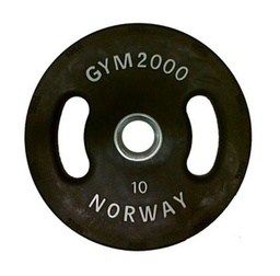 [54004] G2 vektskive Sport 10kg sort