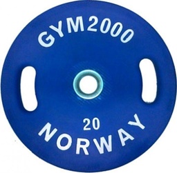 [54006] Olympisk vektskive Sport 20kg blå