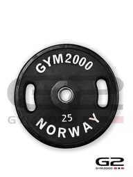 [54017] G2 vektskive Sport 25kg sort