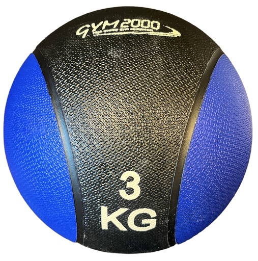 [54743] G2 Medisinball 3kg Blå