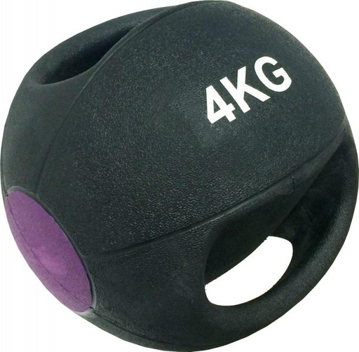 [54744D] G2 Medisinball grip 4kg Svart/lilla