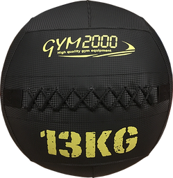 [54862] G2 Wall Ball 13kg Svart/grønn