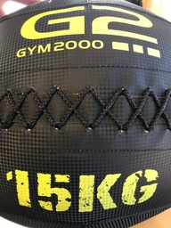 [54863] Wall Ball 15kg Svart/grønn