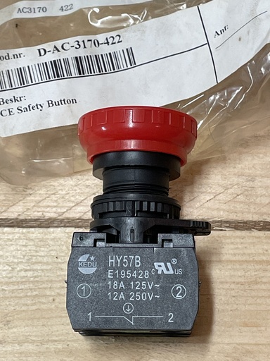 [D-AC-3170-422] CE Safety Button 