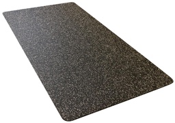 [TYL-SL15-TM-BW] Underlagsmatte 6mm, L 200 x B 100 cm Sort/hvitt