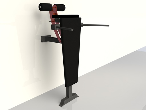 [66207V] GYM2000 Brutalbenk veggmontert