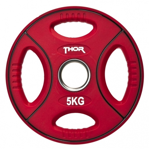 [TFSPVMH50MM5] TF PU Vektskiver med håndtak 5kg