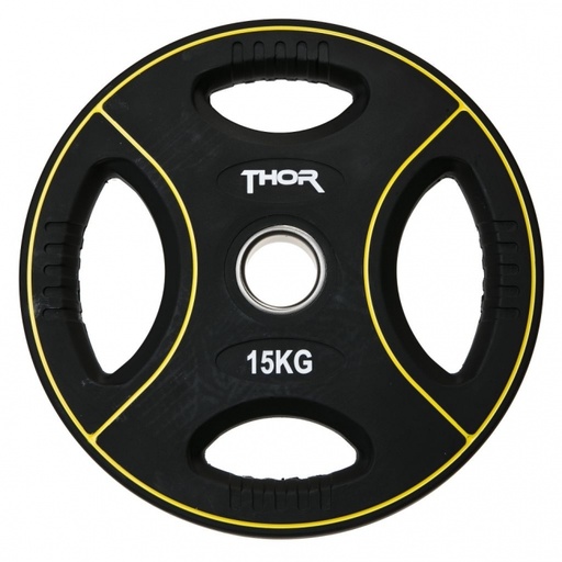 [TFSPVMH50MM15] TF PU Vektskiver med håndtak 15kg